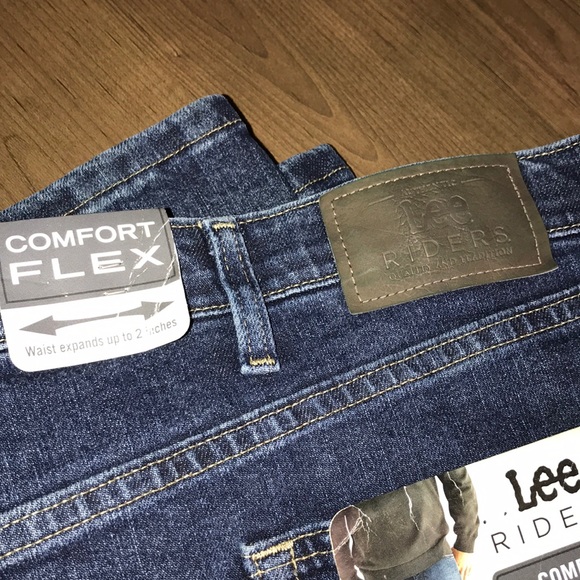 riders by lee men's comfort flex jeans
